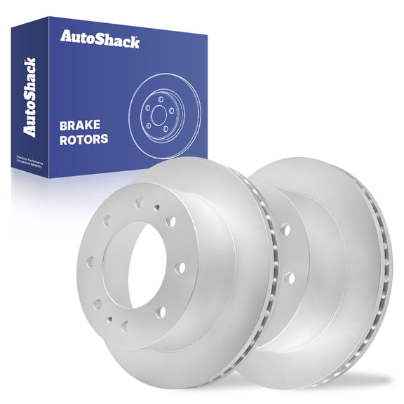 AutoShack Rear Brake Rotors | Replacement For Chevrolet Suburban 3500 HD 2011-2024 Silverado 2500 HD Silverado 3500 HD 2011-2024 GMC Sierra 2500 HD Sierra 3500 HD | Coated | 2-PC Set | ArmorStop