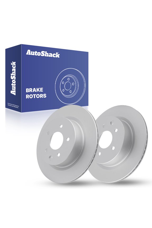 Rear Brake Rotors for Nissan, Maxima 2009-2014, 2016-2023, FWD V6 3.5L - Coated - ArmorStop - 12.12" (307.8 mm), 5-Lug