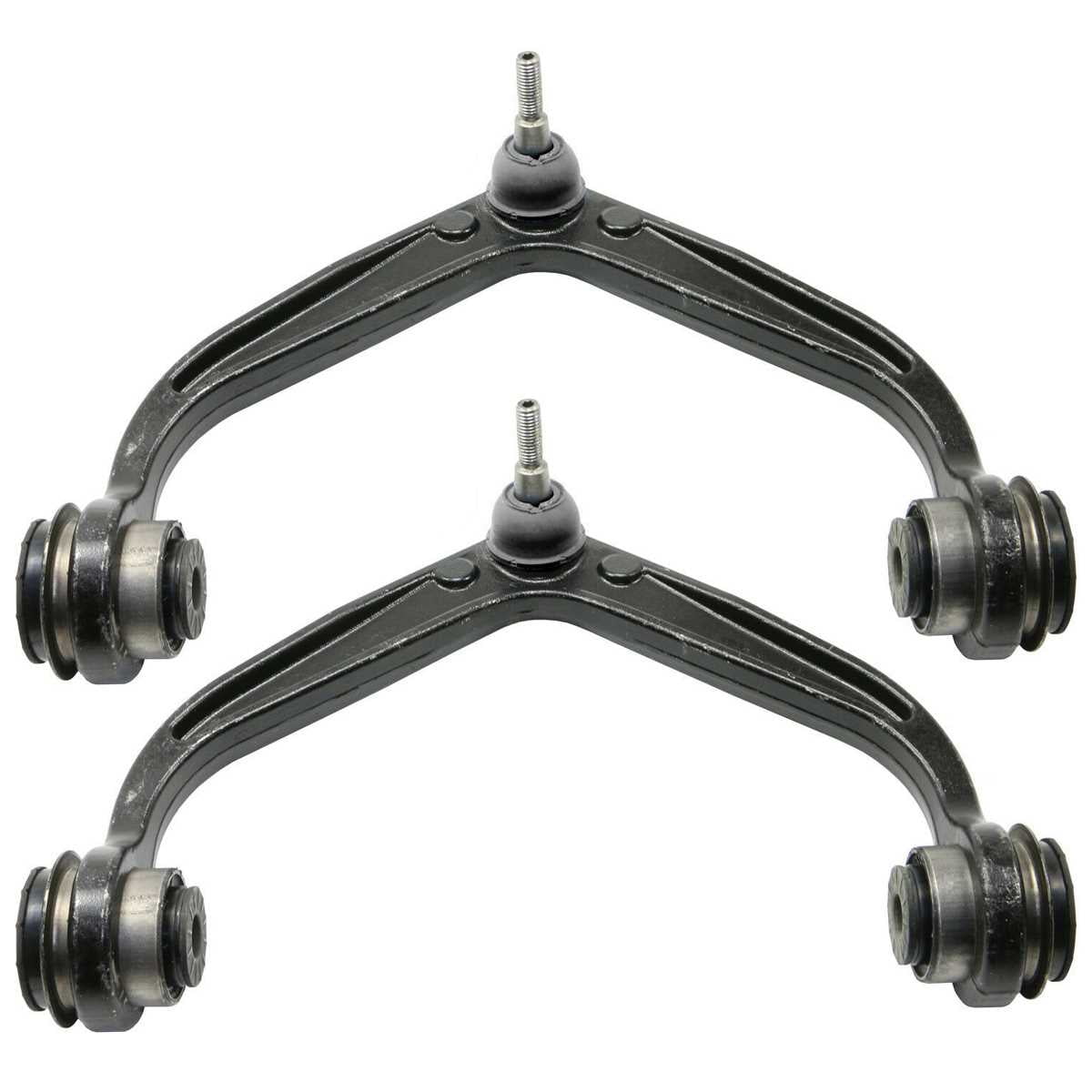 AutoShack Front Upper Control Arms and Ball Joint with Bushings for Chevrolet & GMC, Silverado 2500 HD 2011-2019 Sierra 2500 HD 2011-2019, 4WD RWD V8 6.0L 6.6L, Pair