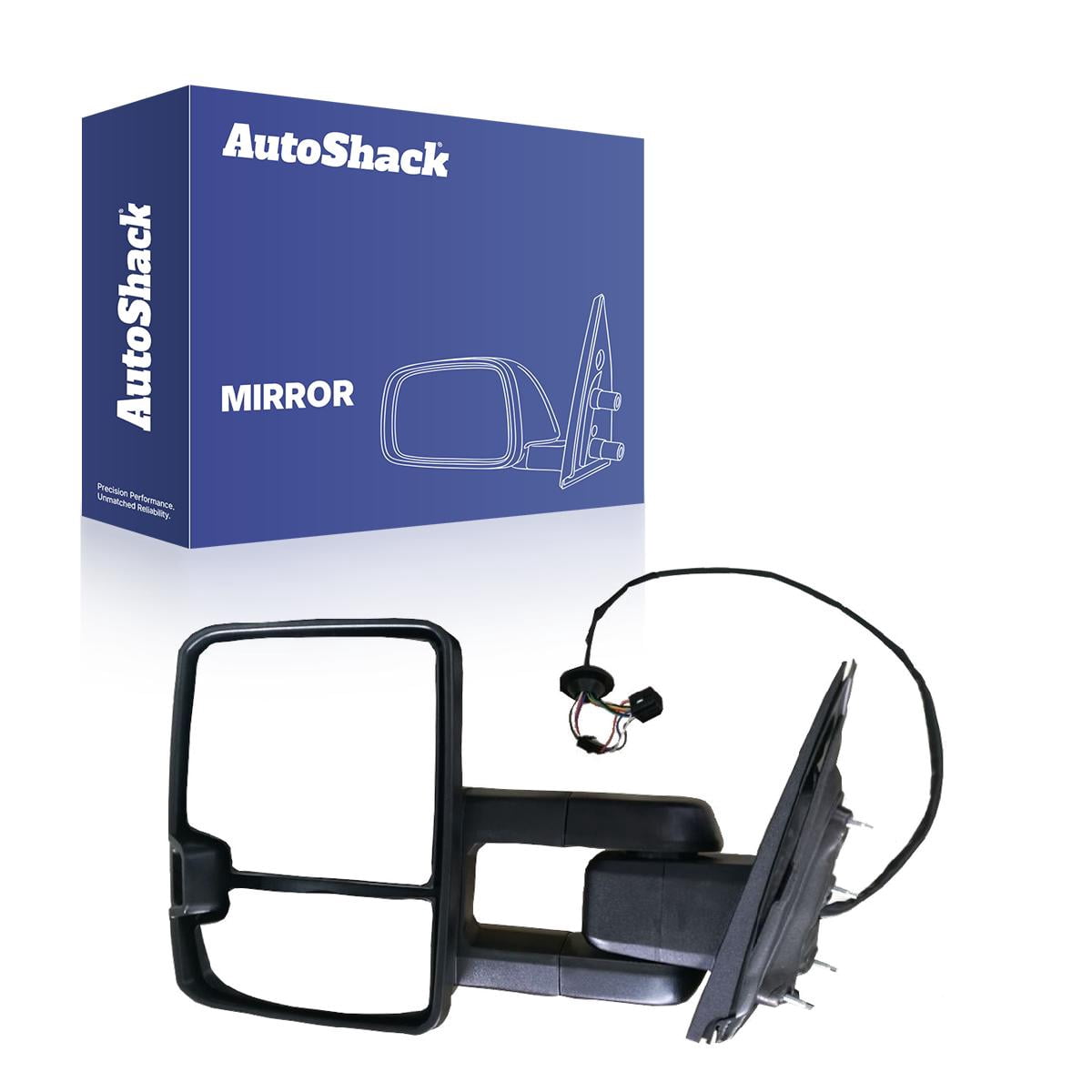 AUTOMUTO Manual Towing Mirrors For Chevy Silverado & GMC Sierra - Driver & Passenger Side Black Tow Mirrors - View #10