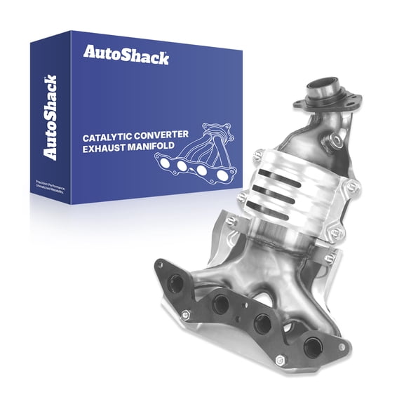 AutoShack Exhaust Manifold Catalytic Converter Kit | Replacement for 2001-2005 Acura EL 2001-2005 Honda Civic | 2-PC