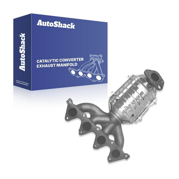 AutoShack Exhaust Manifold Catalytic Converter Kit | Replacement for 2006-2011 Hyundai Accent 2006-2011 Kia Rio 2006-2011 Kia Rio5 2006-2010 Dodge Attitude | 2-PC