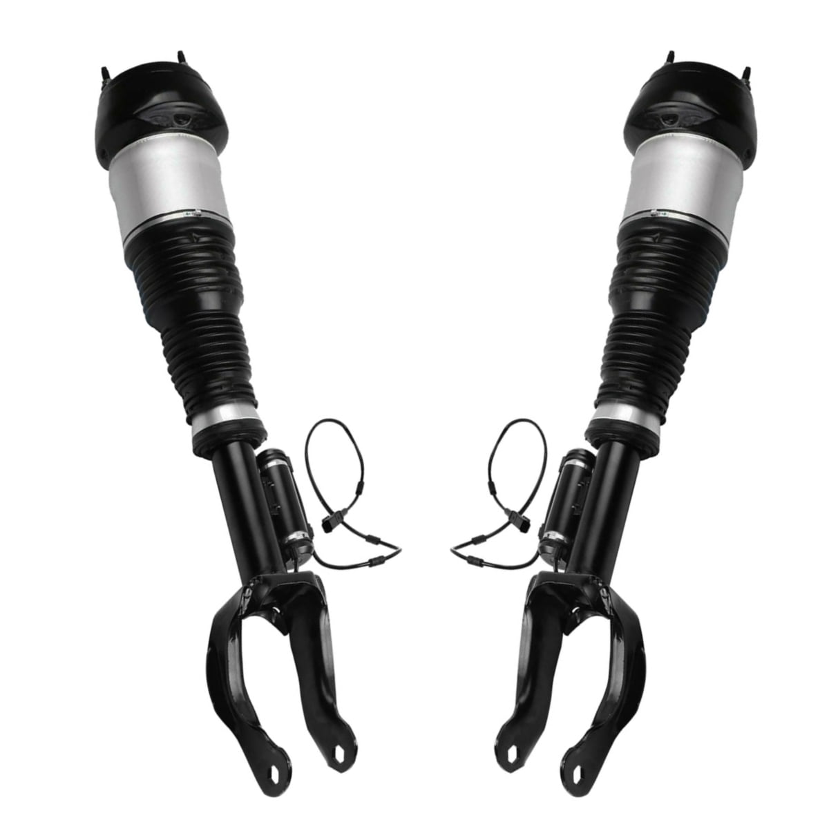 AutoShack Front Air Shock Absorbers Strut Springs Pair of 2 Driver and ...