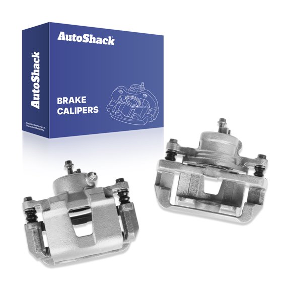 AutoShack Front Brake Calipers for Chevrolet & Suzuki, Spark 2013-2015 Aveo 2004-2011 Aveo5 2006-2011 Forenza 2004-2008 Spark EV 2014-2016, FWD L4 1.2L 1.6L 2.0L, Left and Right, Pair