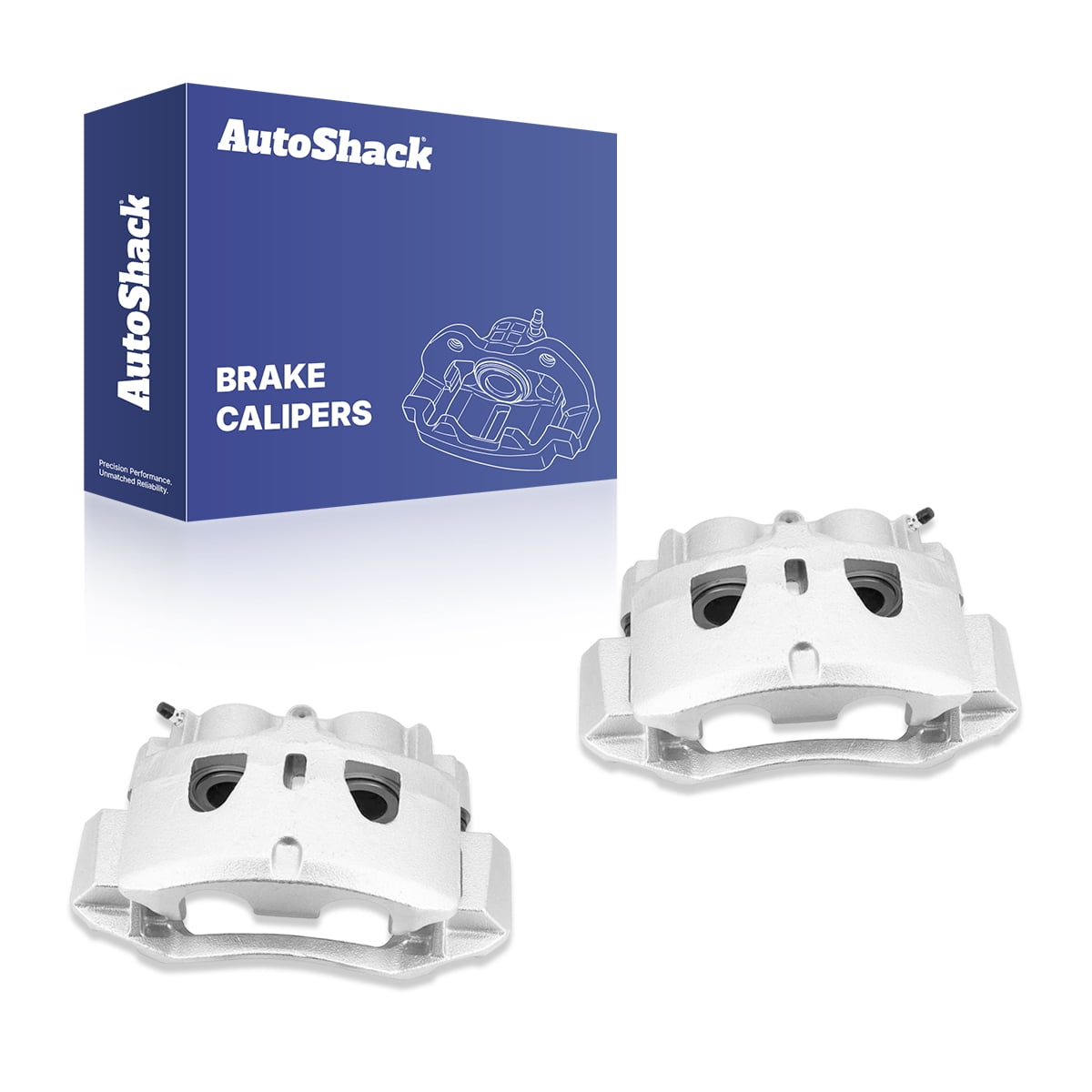 AutoShack Front Brake Calipers for Chevrolet & GMC, Silverado 2500 HD 2011-2019 Sierra 2500 HD 2011-2019, 4WD RWD V8 6.0L 6.6L, Left and Right, Pair
