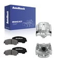 thumbnail image 1 of AutoShack Front Brake Calipers & Ceramic Brake Pads for Nissan, Rogue 2014-2015, 2018-2020 Rogue Sport 2017-2022, AWD FWD L4 2.0L 2.5L, 1 of 5
