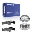 thumbnail image 1 of AutoShack Front Brake Calipers + Ceramic Brake Pads Replacement for 2003-2017 Chevrolet Express 3500 2003-2017 GMC Savana 3500 2007-2010 GMC Sierra 3500 HD 2007 Chevrolet Silverado 3500 HD 6-PC Kit, 1 of 5