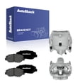thumbnail image 1 of AutoShack Front Brake Calipers + Premium Ceramic Brake Pads Replacement for 2003-2011 Honda Element 2002-2004 Honda CR-V 6-PC Kit, 1 of 5