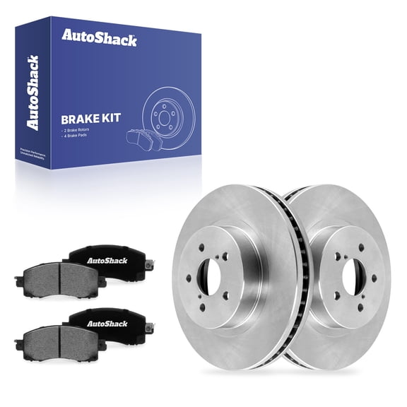 AutoShack Front Brake Rotors & Ceramic Pads for Subaru, Crosstrek 2018-2023 Impreza 2017-2023, AWD H4 2.0L 2.5L - 11.54" (293 mm), 5-Lug