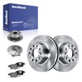 thumbnail image 1 of AutoShack Front Vented Brake Rotors + Ceramic Pads + Hub Bearing Assembly 8-PC Brake Kit Replacement for 2014 Volkswagen Jetta 11.02" (279.9 mm), 1 of 4