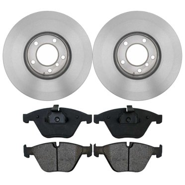 Auto Shack Front & Rear Brake Rotors + Ceramic Pads – For 2010 BMW 323i, 2010-2013 328i 3.0L RWD