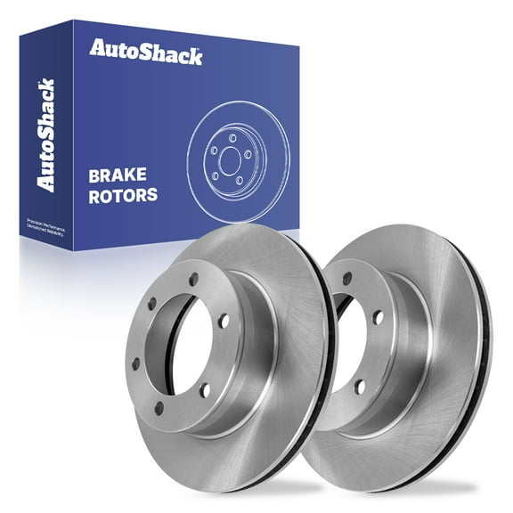 AutoShack 12.56" (319 mm) Front Vented Brake Rotors | Replacement for 1996-2002 Toyota 4Runner 2004 Toyota Tacoma | 2-PC Set