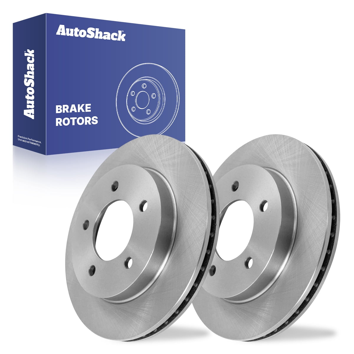AutoShack Front Brake Rotors for Ford, F-150 1997-2004 F-150 Heritage 2004, 4WD RWD V6 4.2L V8 4.6L 5.4L - 12.13" (308 mm), 5-Lug