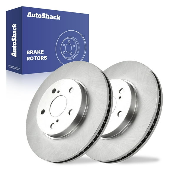 AutoShack Front Brake Rotors | Replacement For 2002-2006 Toyota Camry 2004-2008 Solara 2004-2010 Sienna 2005-2007 Avalon 2002-2003 Lexus ES300 2.4L 3.0L 3.3L 3.5L V6 AWD FWD | 2-PC Set