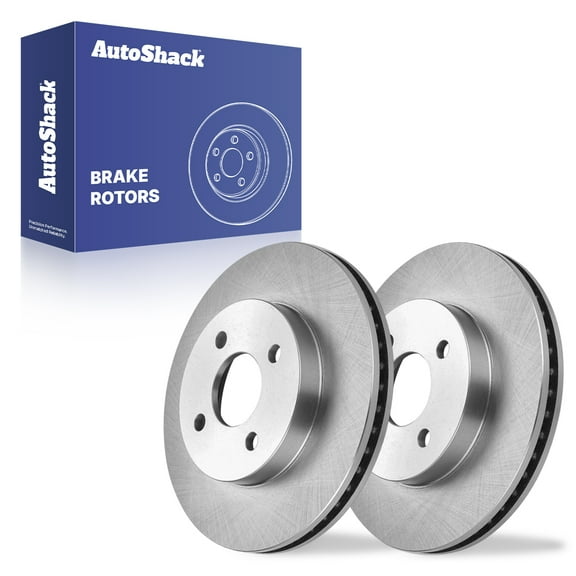 AutoShack 10.04" (255 mm) Front Vented Brake Rotors | Replacement for 2005-2010 Chevrolet Cobalt 2003-2007 Saturn Ion 2007-2010 Pontiac G5 2005-2006 Pontiac G4 | 2-PC Set