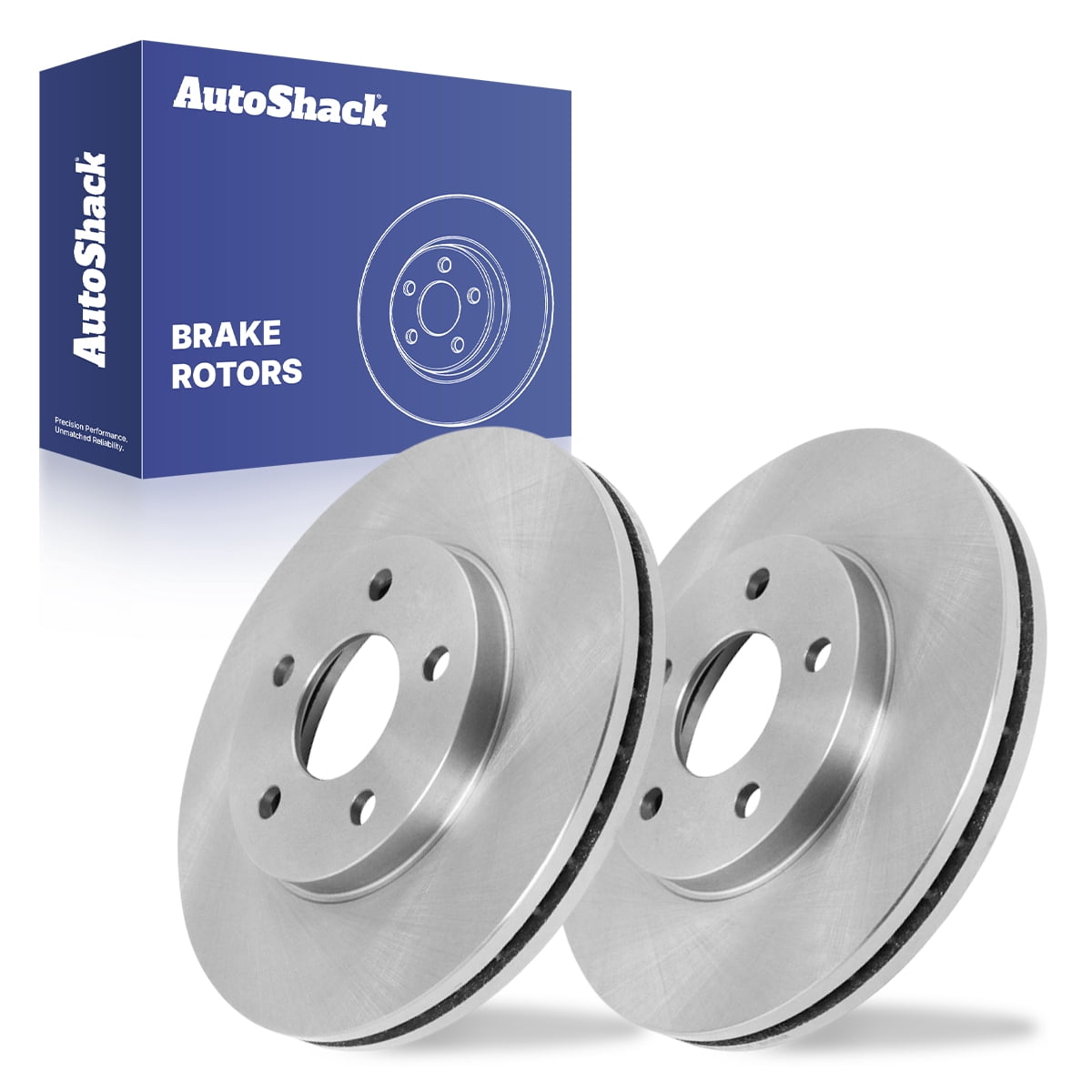 AutoShack Front Brake Rotors for Chevrolet & Pontiac, Malibu 2004-2008 G6 2006-2007, FWD L4 2.2L 2.4L V6 3.5L 3.6L 3.9L - 10.87" (276 mm), 5-Lug