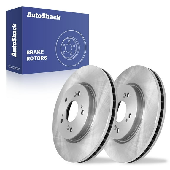 AutoShack Front Vented Brake Rotors 2-PC Set Replacement for 2007-2016 Honda CR-V 2007-2012 Acura RDX 2012-2015 Honda Crosstour 11.65" (296 mm)