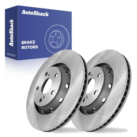 AutoShack Front Brake Rotors for Toyota, Venza 2009-2016, AWD FWD L4 2.7L V6 3.5L - 12.76" (324 mm), 5-Lug