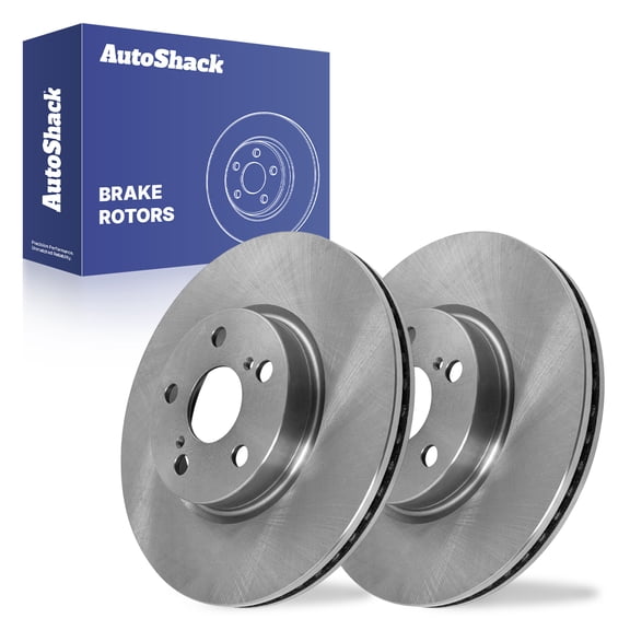 AutoShack Front Brake Rotors for Toyota, Scion & Pontiac, Corolla 2009-2019 Matrix 2009-2014 xD 2008-2014 Vibe 2009-2010, FWD L4 1.8L 2.4L - 10.83" (275 mm), 5-Lug