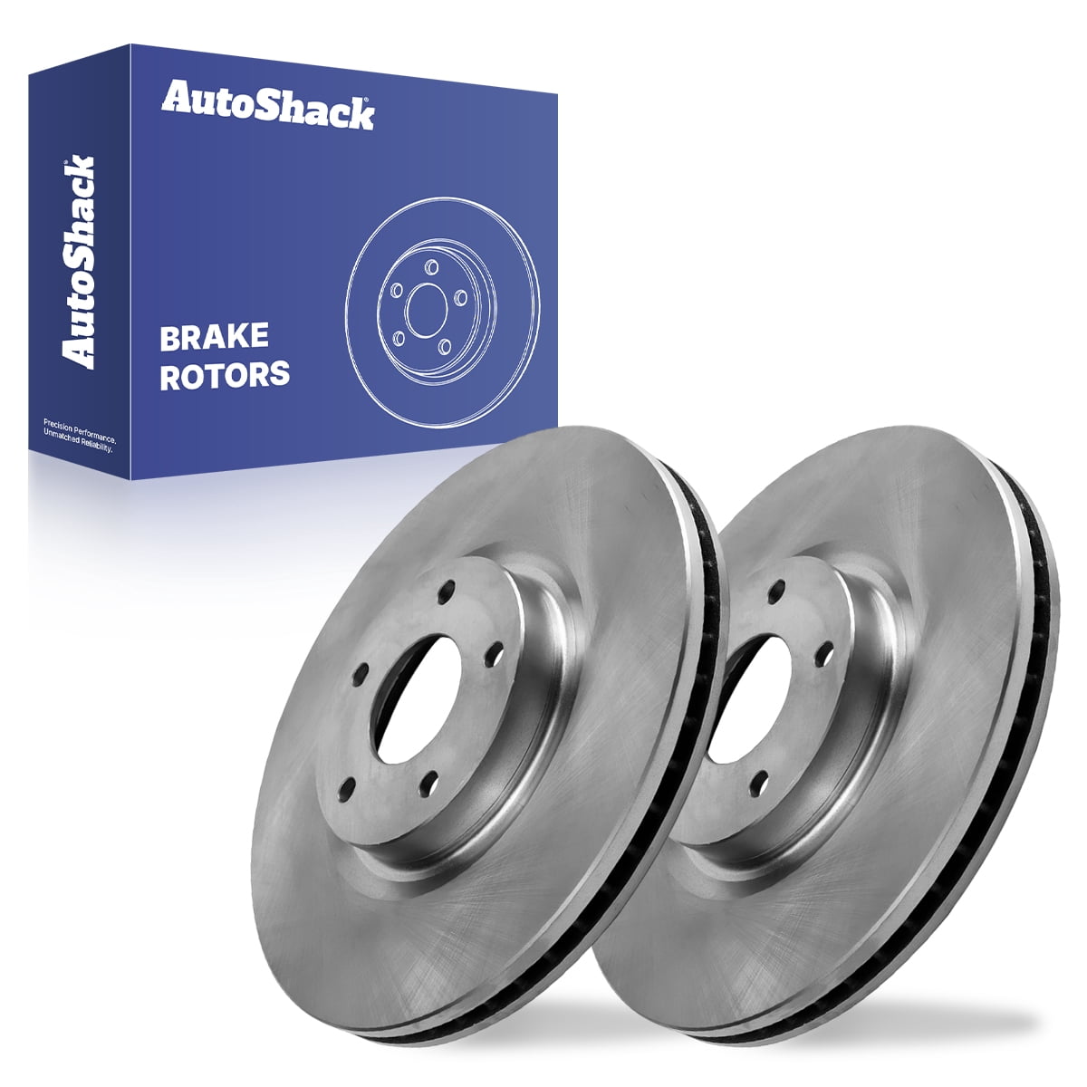 AutoShack Front Brake Rotors for Nissan, Altima 2013-2024, AWD FWD L4 2.0L 2.5L V6 3.5L - 11.65" (296 mm), 5-Lug