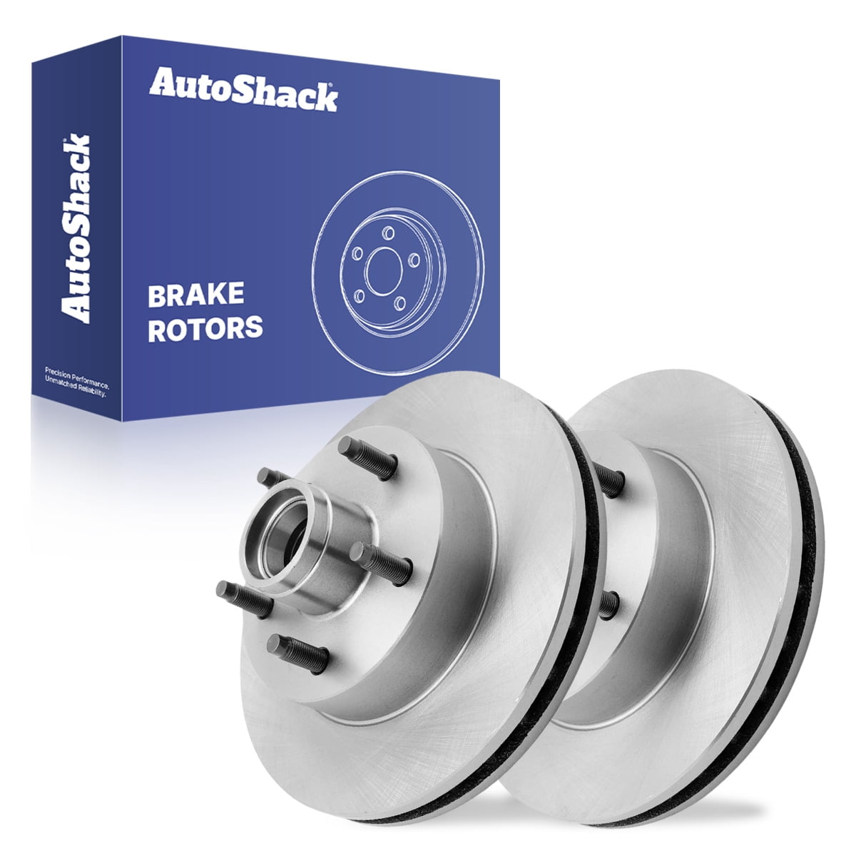 AutoShack Front Brake Rotors for Ford, Mazda & Mercury, Ranger 1998-2009 Explorer 1995-2001 B3000 2000-2008 Mountaineer 1997-2001, RWD 4WD L4 2.3L 2.5L V6 3.0L 4.0L V8 5.0L - 11.26" (286 mm), 5-Lug