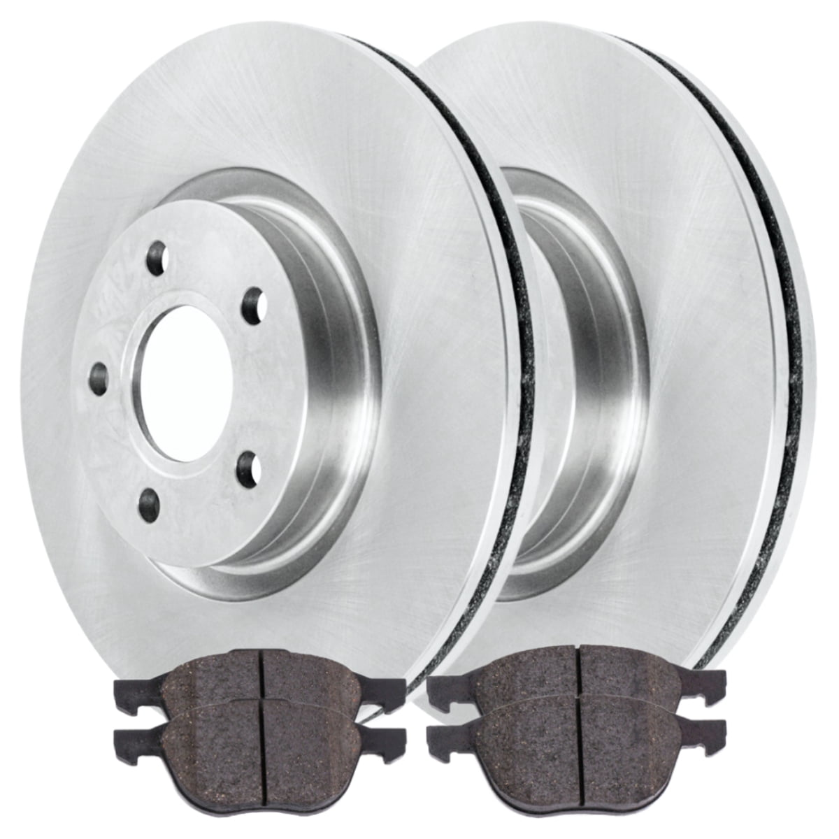 AutoShack Front Brake Rotors and Performance Ceramic Pads Kit Driver
