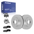 thumbnail image 1 of AutoShack Front Brake Rotors, Premium Pads & Hub Bearing Assemblies for Chevrolet, Equinox 2007-2009, AWD FWD V6 3.4L 3.6L - Coated - ArmorStop - 11.65" (296 mm), 5-Lug, 1 of 5