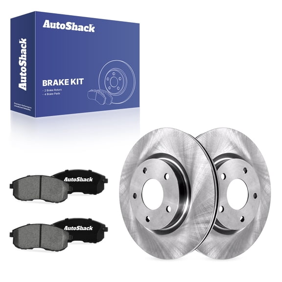 AutoShack Front Brake Rotors Vented 11.65" (295.9 mm) & Ceramic Pads, Compatible with Nissan Altima 2007-2013 FWD 2.5L 3.5L