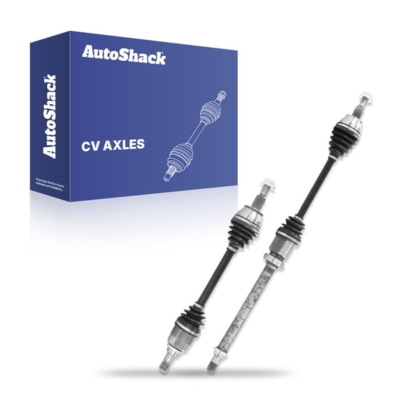 AutoShack Front CV Axle Shaft Assemblies for Ford, Focus 2012-2018, FWD L4 2.0L, Driver and Passenger, Pair