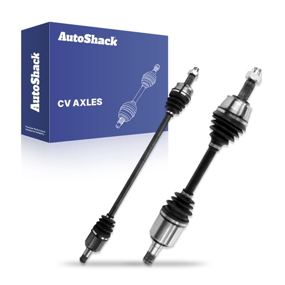 AutoShack Front CV Axle Shaft Assemblies for Fiat, 500 2012-2016, FWD L4 1.4L, Left and Right, Pair
