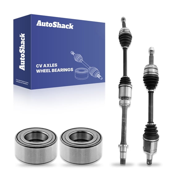 AutoShack Front CV Axle Shafts Wheel Bearings | Replacement for 2012-2017 Toyota Camry | 4-PC