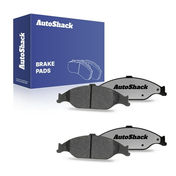 AutoShack Front Ceramic Brake Pad Set | Replacement for 1999-2004 Ford Mustang | 4-PC