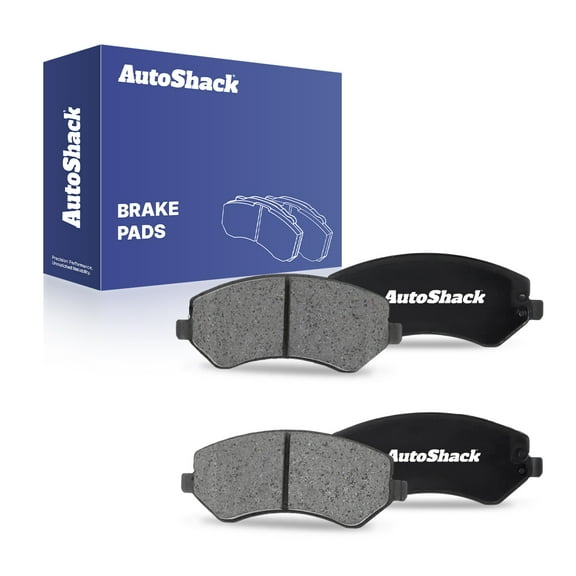 AutoShack Front Ceramic Brake Pad Set for Jeep, Liberty 2002-2007, 4WD RWD L4 2.4L 2.8L V6 3.7L