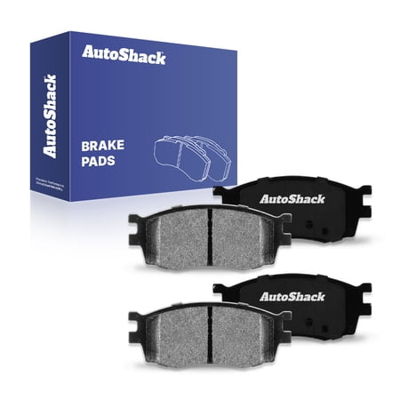 AutoShack Front Ceramic Brake Pad Set for Hyundai & Kia, Accent 2006-2011 Rio 2005-2011 Rio5 2006-2011, FWD L4 1.6L
