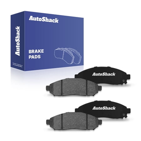 AutoShack Front Ceramic Brake Pad Set for Nissan, Frontier 2005-2024 Xterra 2005-2015 Pathfinder 2005-2012 NV200 2013-2021 LEAF 2011-2014, 4WD RWD FWD L4 2.0L 2.5L V6 3.8L 4.0L