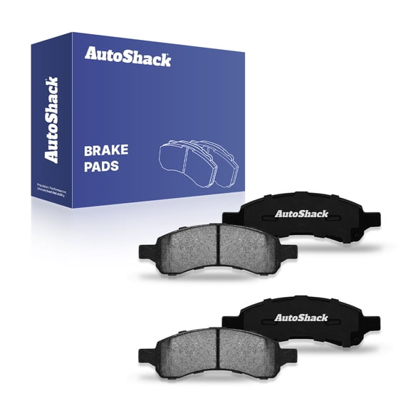 AutoShack Front Ceramic Brake Pad Set for Chevrolet, GMC & Buick, Traverse 2009-2017 Acadia 2007-2016 Enclave 2008-2017 Trailblazer 2006-2009, AWD FWD 4WD RWD L6 4.2L V6 3.6L V8 5.3L 6.0L