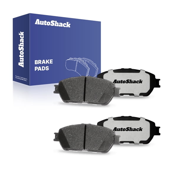 AutoShack Front Ceramic Brake Pad Set for Toyota, Tacoma 2005-2015 Sienna 2004-2010 Camry 2005-2006 Avalon 2005-2007 Solara 2004-2008, FWD AWD 4WD RWD L4 2.4L 2.7L V6 3.0L 3.3L 3.5L 4.0L