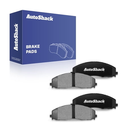 AutoShack Front Ceramic Brake Pad Set for Ford, F-250 Super Duty 2013-2024 F-350 Super Duty 2013-2024, RWD 4WD V8 6.2L 6.7L 6.8L 7.3L
