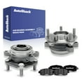 thumbnail image 1 of AutoShack Front Ceramic Brake Pads Wheel Hub Bearing Assemblies with ABS | Replacement for 2019-2023 Nissan Altima | 6-PC, 1 of 4