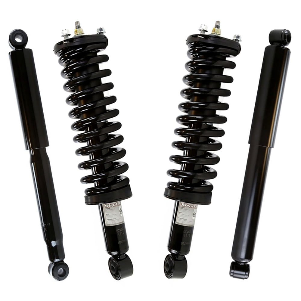 AutoShack Front Complete Strut & Coil Spring Assembly with Rear Shock ...
