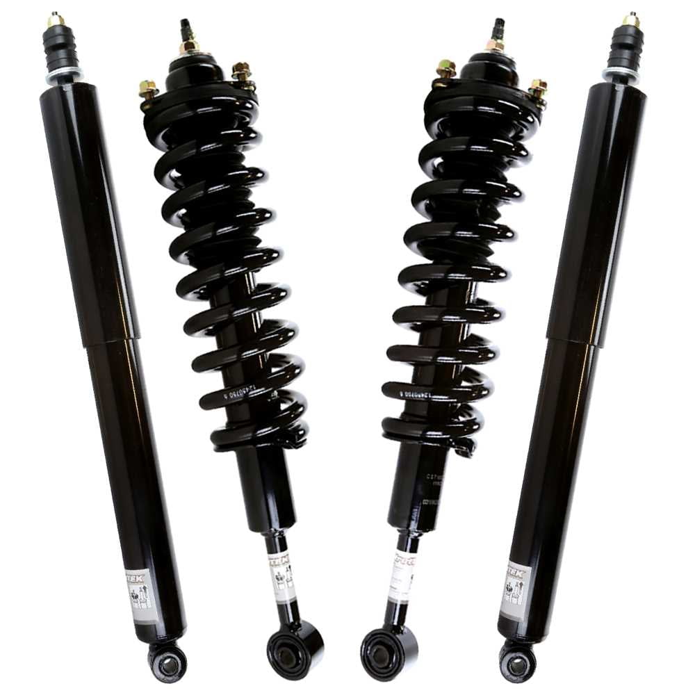 AutoShack Front Complete Strut & Coil Spring Rear Shock Absorbers ...