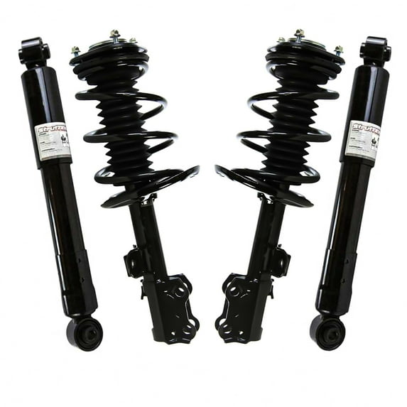 AutoShack Front Complete Strut & Coil Spring + Shock Absorber Replacement for 2006-2012 Toyota RAV4 4-PC Kit