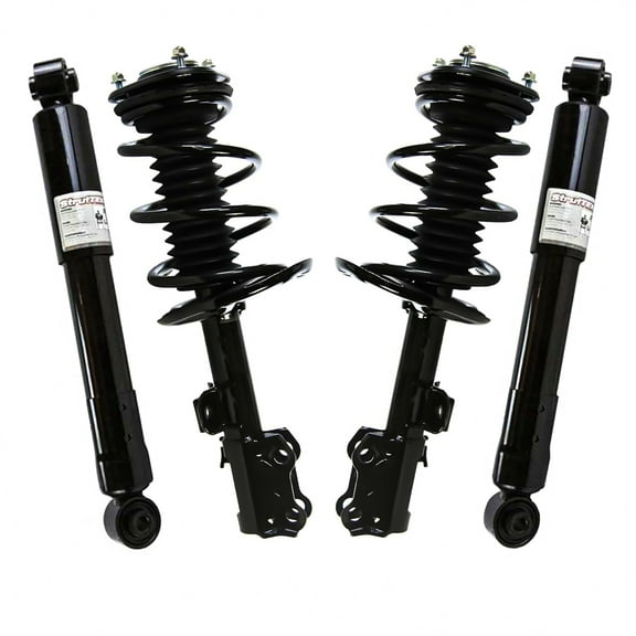 AutoShack Front and Rear Complete Strut & Coil Spring Assemblies & Shock Absorbers - Driver and Passenger Side for Toyota, RAV4 2006-2012, 4WD FWD V6 3.5L
