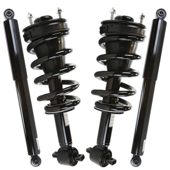 AutoShack Front Complete Strut & Coil Spring + Shock Absorber Replacement for 2007-2013 Chevrolet Silverado 1500 2007-2013 GMC Sierra 1500 4-PC Kit