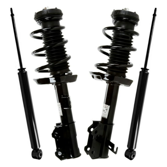 AutoShack Front Complete Strut & Coil Spring Rear Shock Absorbers | Replacement for 2011-2015 Chevrolet Cruze 2016 Chevrolet Cruze Limited | 4-PC