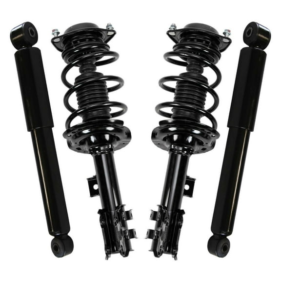 AutoShack Front and Rear Complete Strut & Coil Spring Assemblies & Shock Absorbers - Driver and Passenger Side for Hyundai, Elantra 2011-2016, FWD L4 1.8L 2.0L