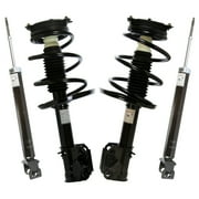 AutoShack Front and Rear Complete Strut & Coil Spring Assemblies & Shock Absorbers - Driver and Passenger Side for Nissan, Altima 2013-2018, FWD L4 2.5L V6 3.5L