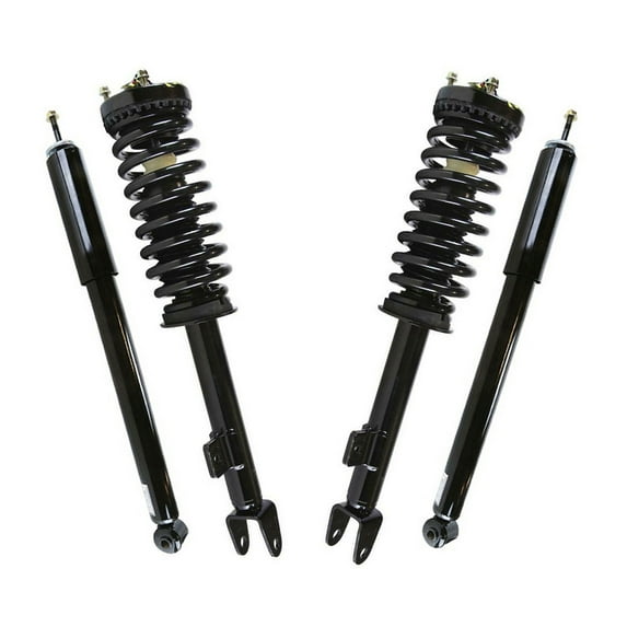 AutoShack Front and Rear Complete Strut & Coil Spring Assemblies & Shock Absorbers - Driver and Passenger Side for Chrysler & Dodge, 300 2005-2010 Charger 2006-2010 Magnum 2005-2008, RWD V8 5.7L 6.1L