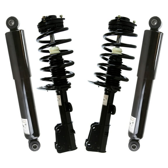 AutoShack Front and Rear Complete Strut & Coil Spring Assemblies & Shock Absorbers - Driver and Passenger Side for Dodge & Chrysler, Grand Caravan 2011-2020 Town & Country 2011-2016, FWD V6 3.6L