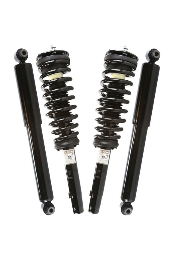 Front and Rear Complete Strut & Coil Spring Assemblies & Shock Absorbers - Driver and Passenger Side for Ford & Lincoln, Fusion 2010-2012 MKZ 2010-2012, AWD FWD V6 3.0L 3.5L